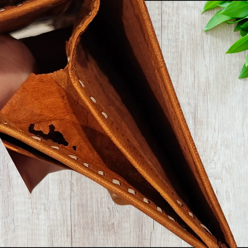 Vintage‎ Moroccan Wallet Genuine Leather Bi-fold Handmade Pocket Unisex